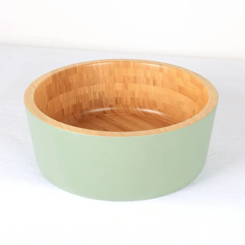 BAMBKIN bamboo round bathroom wash basin bambo bowl sink waterproof
