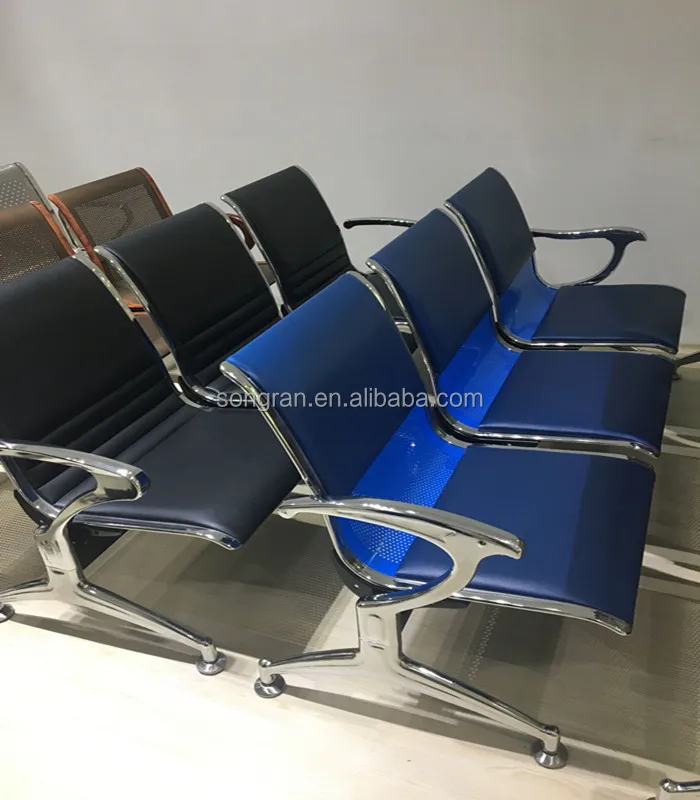 
hospital waiting chair/stainless steel airport link chairs / public beam seating  (60696562607)
