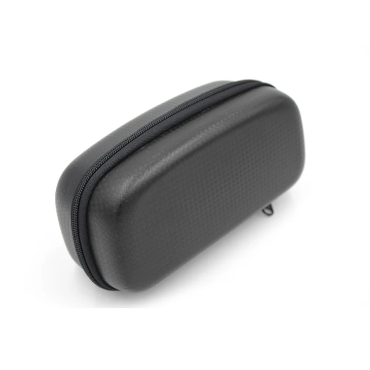 High-end empty custom hard pu eyeglasses sunglasses case with zipper