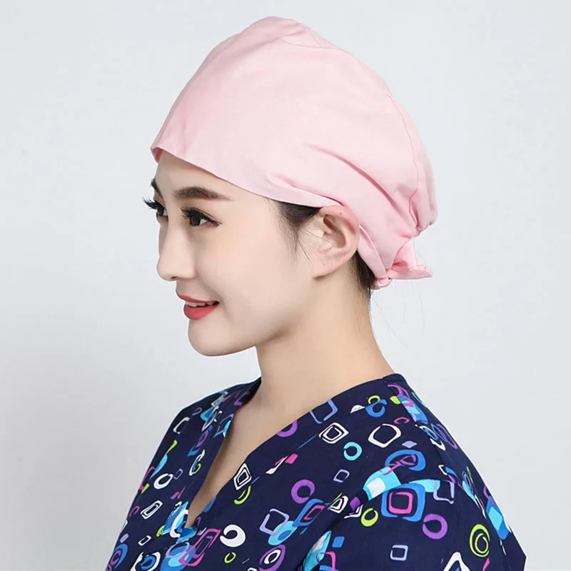 Scrub Hat Bouffant Scrub Cap One Size solid Color