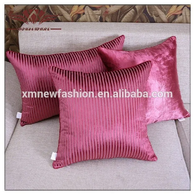car neck pillow, Chenille jacquard pillow, Contracted and fashionable stripe pillow