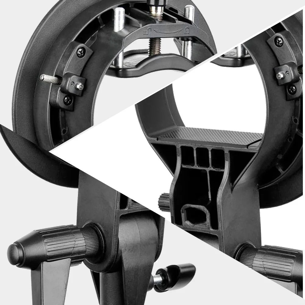
Flash Softbox Kit & S-Type Bracket Bowen Mount Holder with Carrying Bag for Camera Photo Studio 
