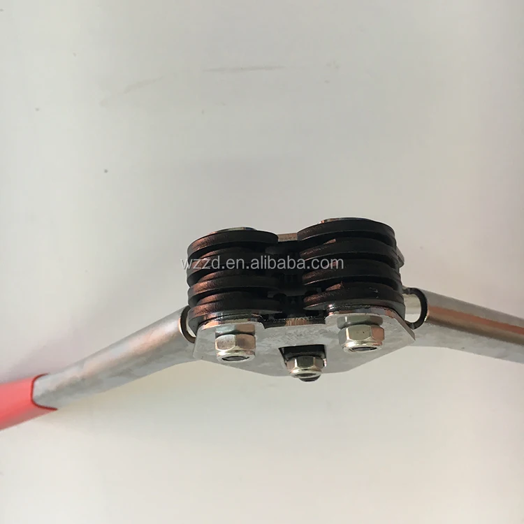 Brick packaging transportation polyester band crimping tool