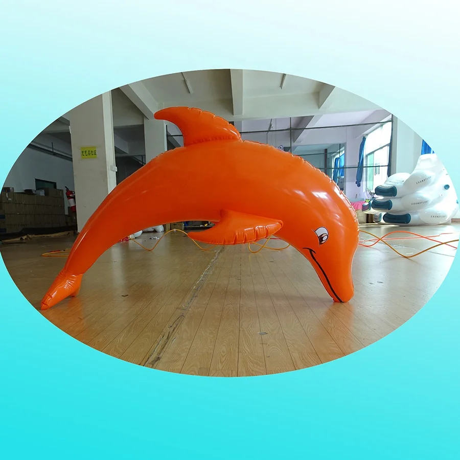 SZZHN Custom Inflatable Dolphin High Quality Fun Kissing Dancing Dolphin Sea World Event Lawn Display Inflatable Dolphin