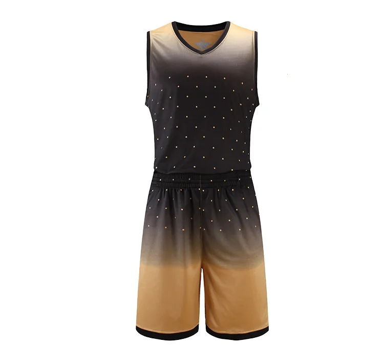 OEM national sublimation promotional gradient ramp basketball jersey for men