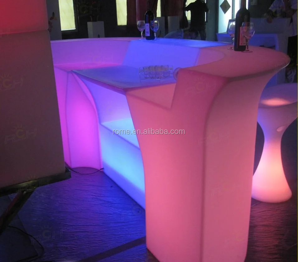 
Led bar counter outdoor furniture/ lighted bar counter with 16 colors change 