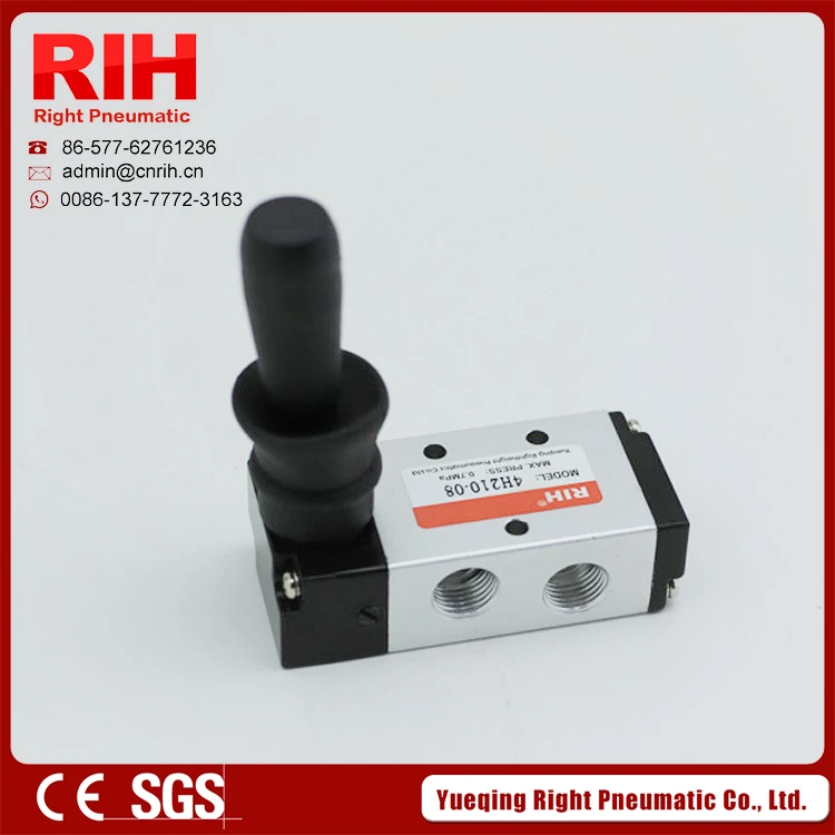 4H210-06 2/5 ходовой , прямого типа с ручным управлением клапан 1/8 ' фарфоровый завод