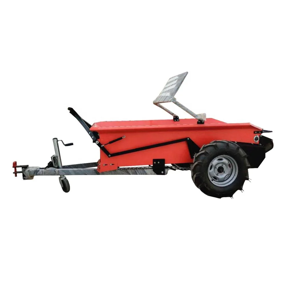 
Farm tractor mounted small cow manure fertilizer / fertiliser spreader machine and parts 