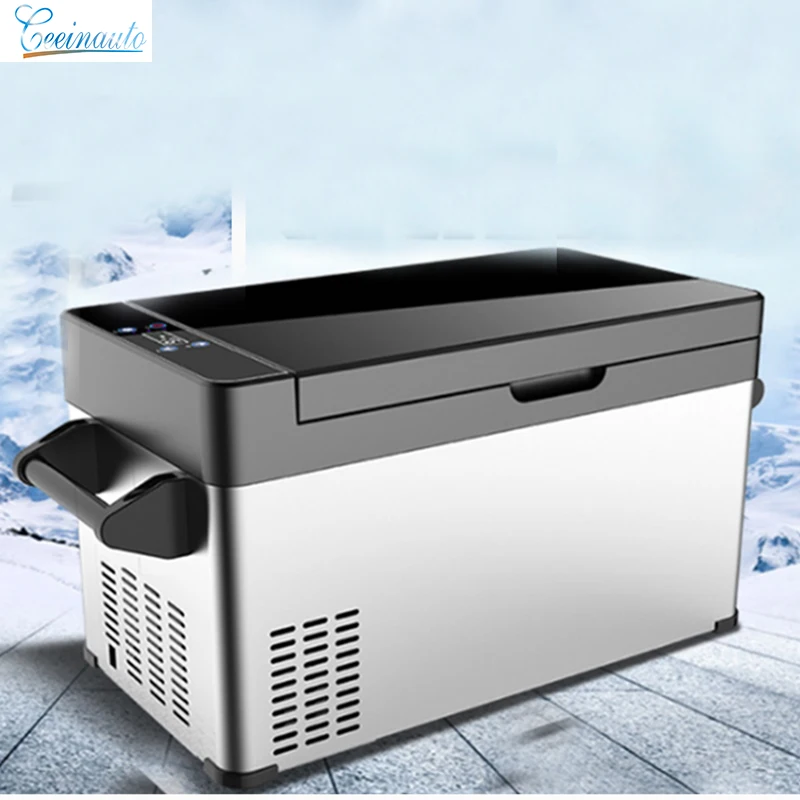 CeeinAuto Big Capacity Cooler In-Car Refrigerator APP Car Fridge DC12V/24V Camping Freezer