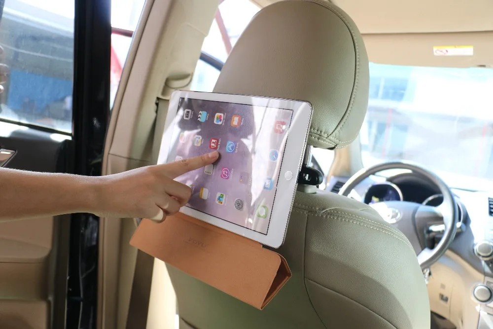
2021 OBSHI Amazon Hot Selling Magnetic Car Phone Holder Car Backseat Headrest Mount Holder for iPad Air Tablet PC for iPhone X 