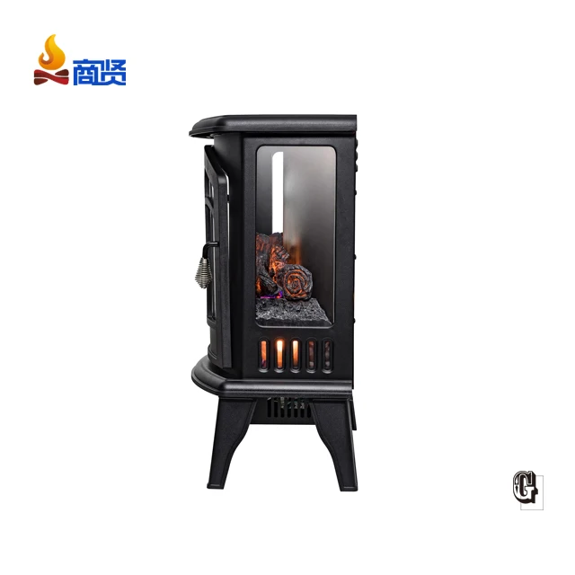 
1500w realistic flame adjustable heater 20 inch freestanding led fireplace electric 