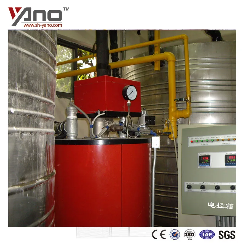 New Condition and Vertical Style 230KW 200000Kcal/h LPG Natural Gas Diesel Fired Hot Water Boiler Prices