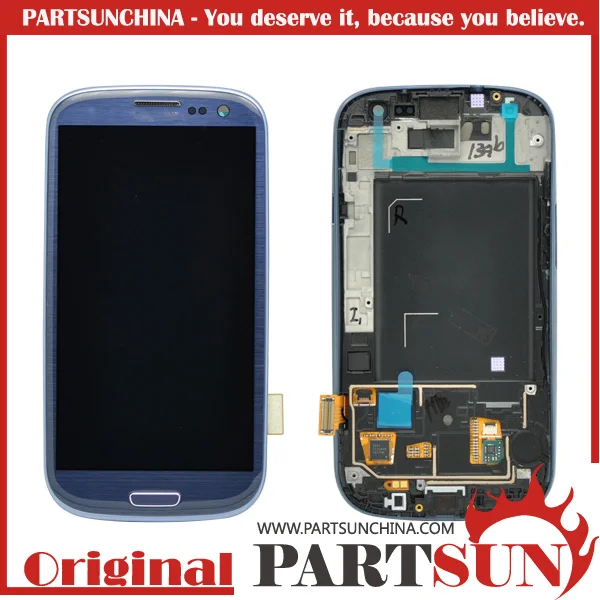 для samsung gt-i9500 галактики s4- полный front+lcd+touchscreen( белый) gh97-14666a