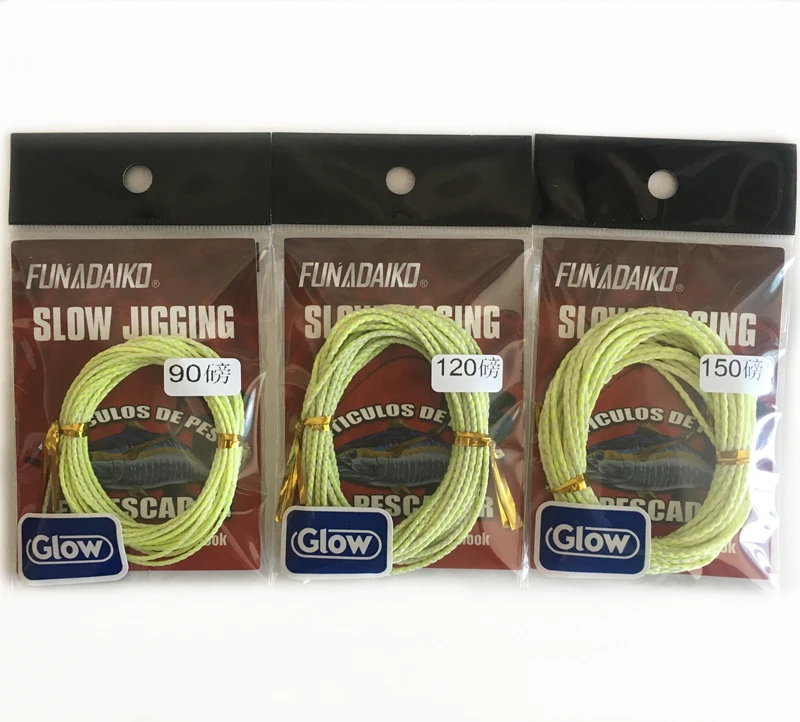 Top Quality Polyester Thread With Steel Wire Assist Cord  Luminous Line Used for DIY Tying Fishing Hooks