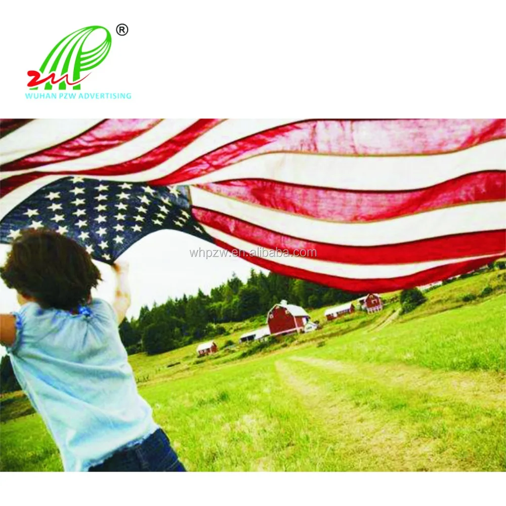 
polyester printed decorative large custom flags free usa flag of country lanyard 