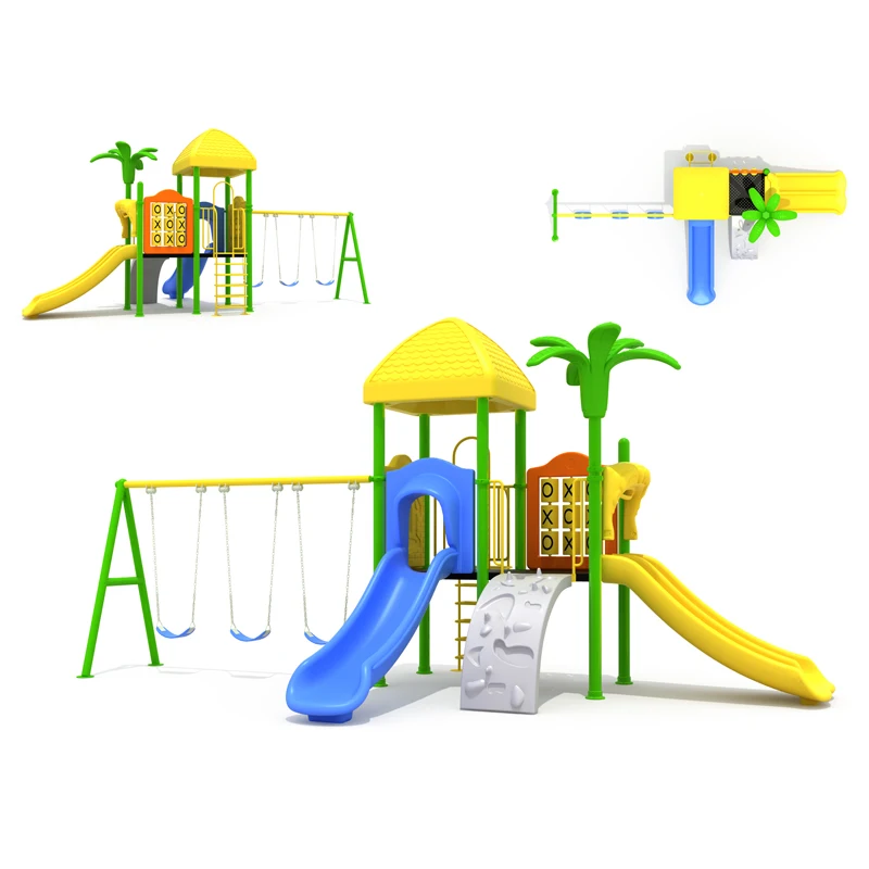 Hot sale easily assembled children slide,children outdoor playground plastic slide