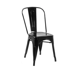 Foshan factory vintage metal industrial restaurants dining table and chair