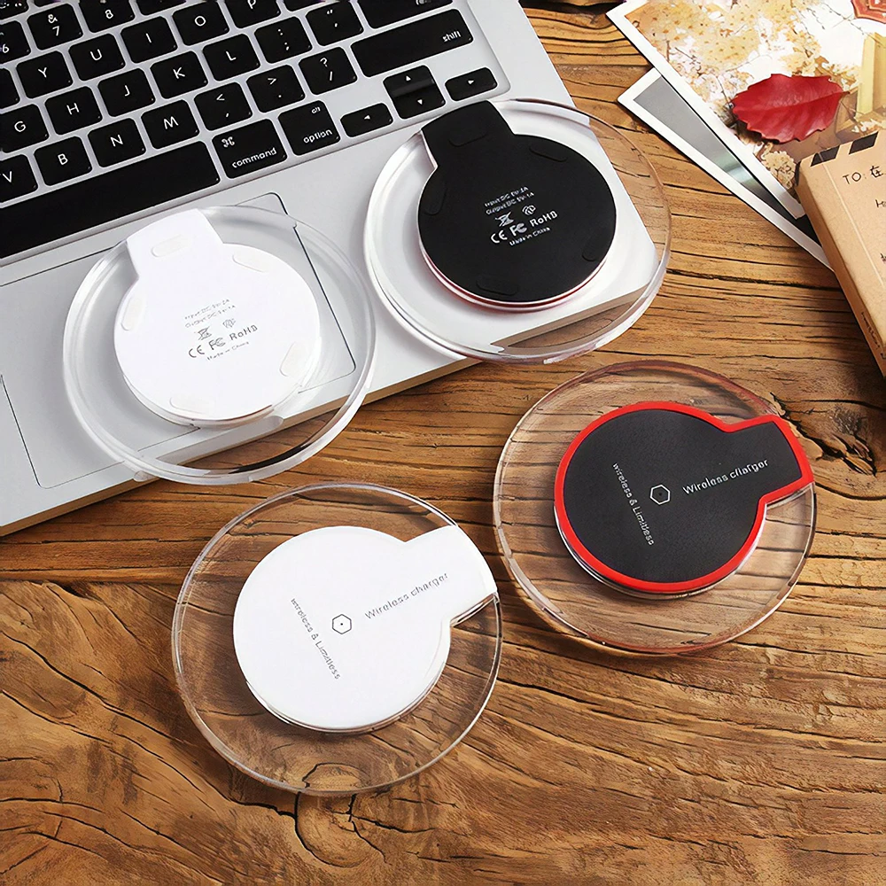 K9 Crystal Custom Mobile Cell Phone Auto Mini Portable Fast Charging Qi Fast Charge Wireless Charger