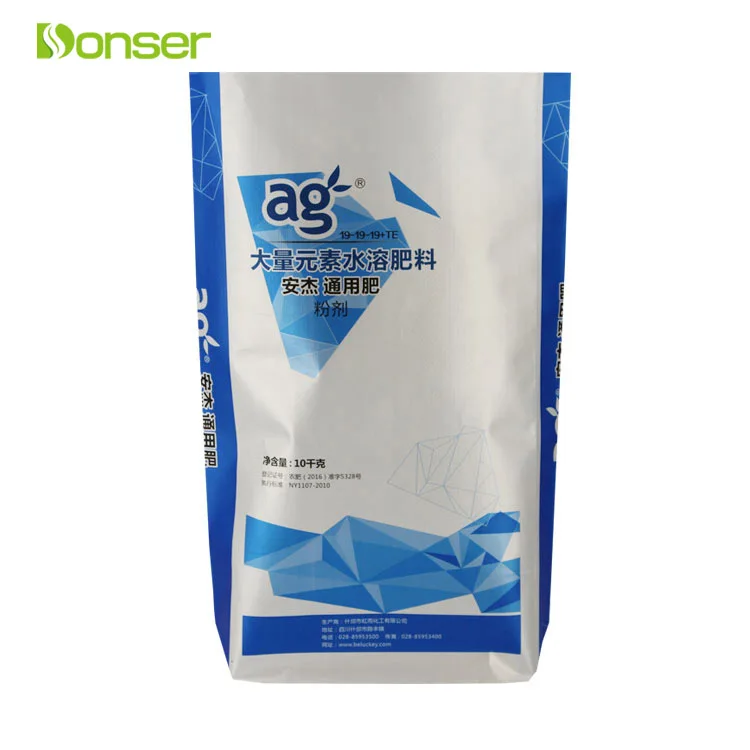 Fertilizer Packing Factory Direct Sale OEM Top Quality 10 kg Custom Printing PP Woven Bag With PE Liner For Chemicals Packing