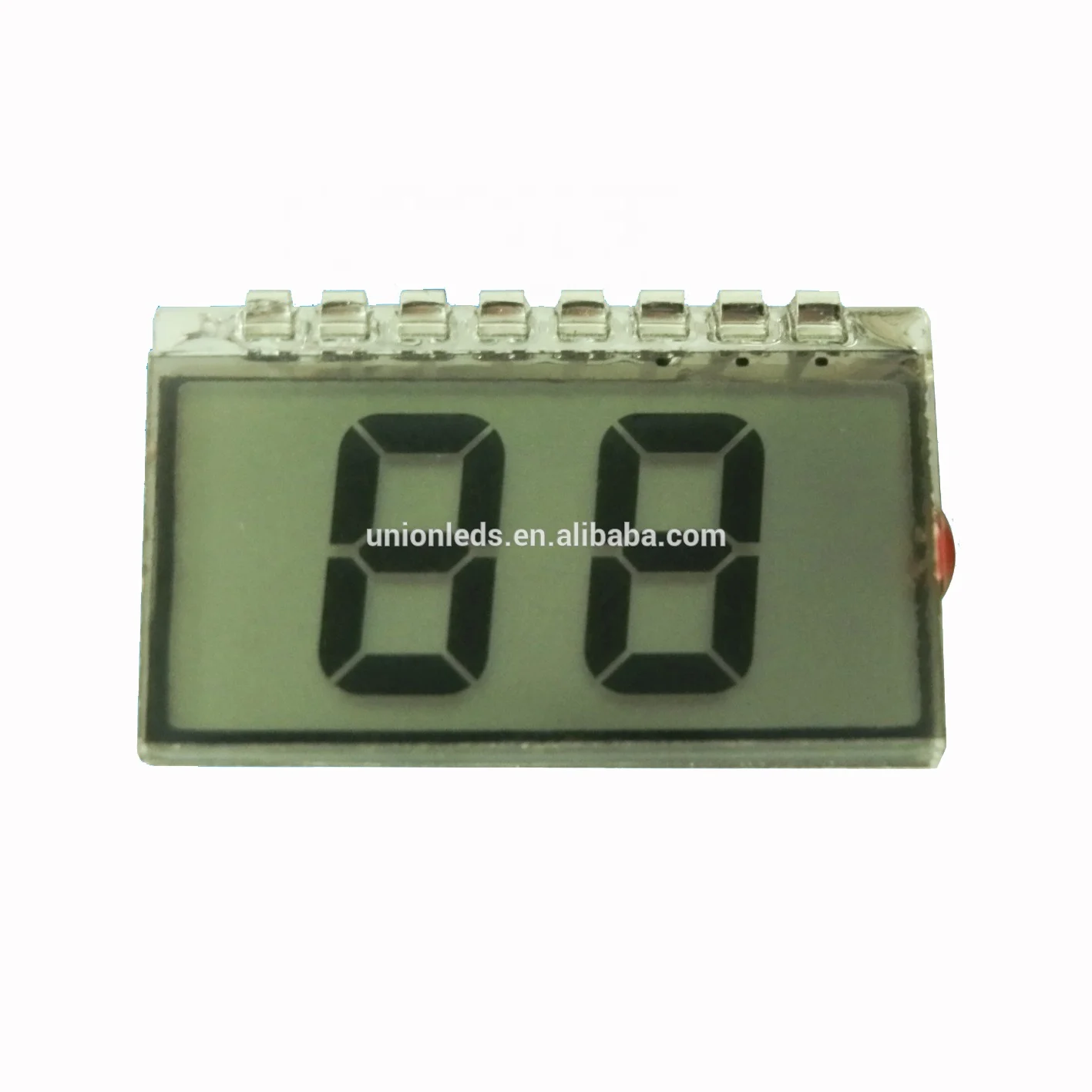 
Lower Cost 2 Digit Segment Display Glass LCD Screen with TN Type 
