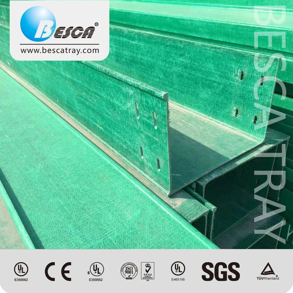 Glass Fiber Reinforced Plastics GRP Cable Trays