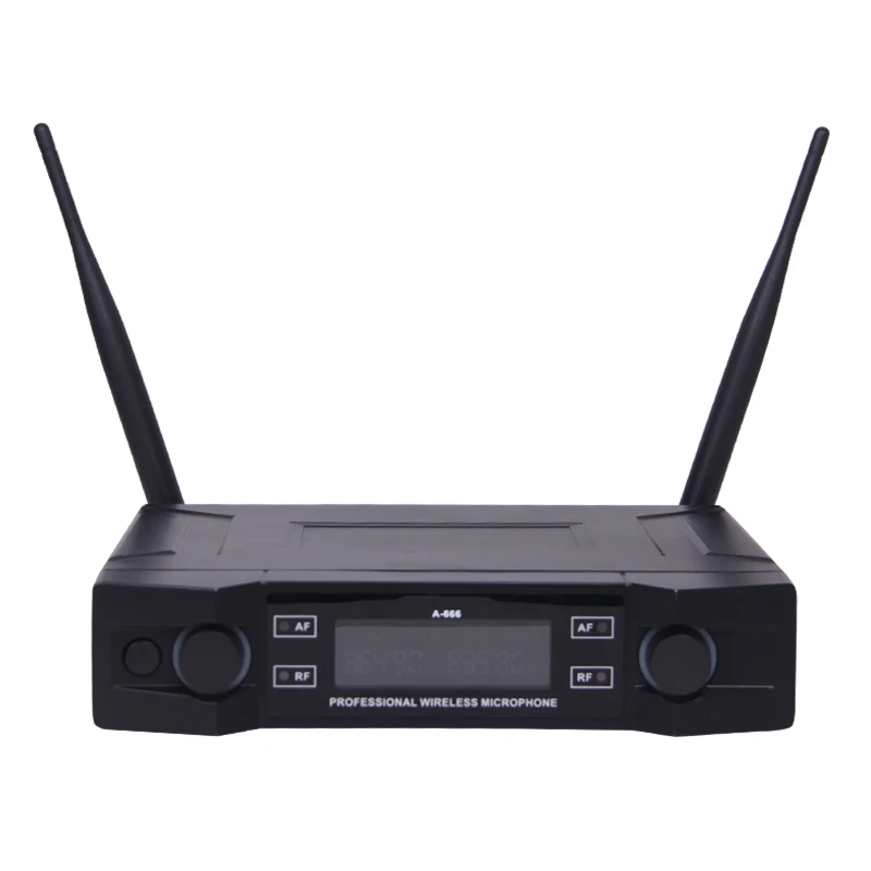 
Professional 2 Handheld Microphone UHF Frequencies Dynamic Capsule 2 channels Wireless Microphone for Karaoke System 