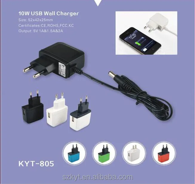 KYT-803 5 В 500mA 1000mA usb адаптер питания KC утвержден AC/DC адаптер от Keyuantai