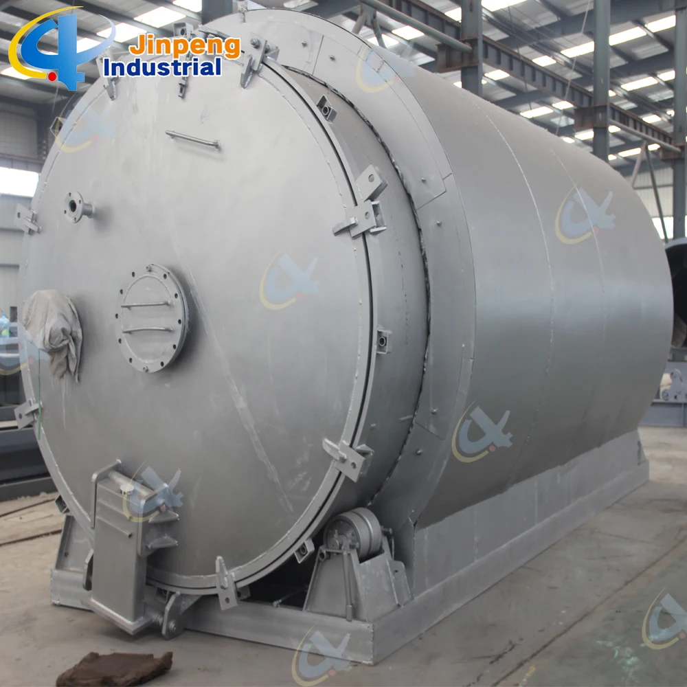 Tire Recycling Machine- Waste Tyre Plastic Recycling Machine Pyrolysis Oil Plant