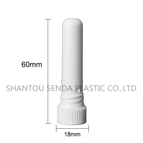 Nasal Inhaler single use/Plastic  Nasal Cold Inhaler  ,Essential Oil Aromatherapy Blank Nasal Inhaler Tube accepted OEM