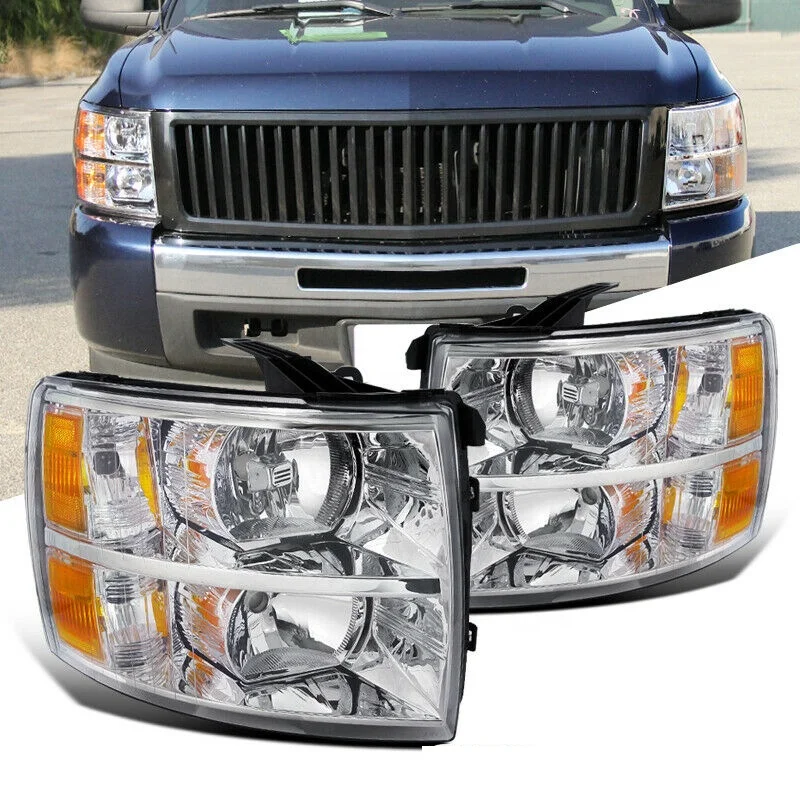 Apply To Car Headlight For 2007-2013 Chevy Silverado 1500 headlights head lamp