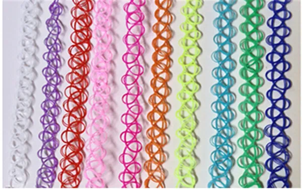 New Collares Vintage Stretch Tattoo Choker Necklace For Women Punk Retro Gothic Elastic Pendants Necklaces