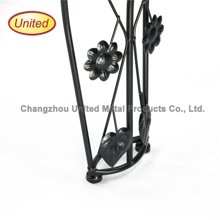 New design metal bucket hanging flower pot stand with low price