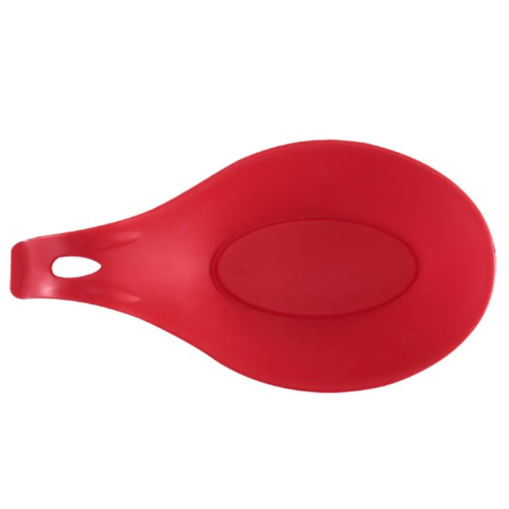 
Wholesale Flexible Silicone Kitchen Utensil Rest Ladle Spoon Holder silicone spoon rest 