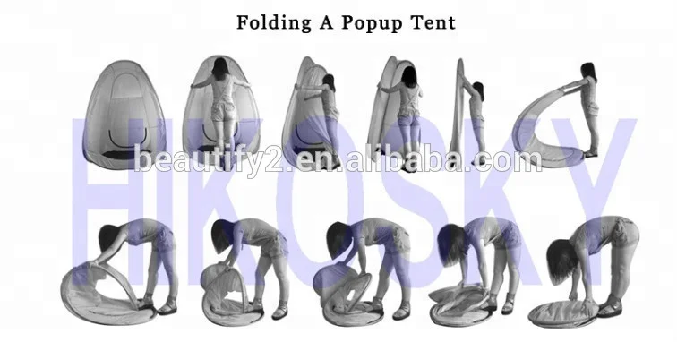 Черная Водонепроницаемая распылительная палатка, распылительная палатка, упакованная в сумку для переноски