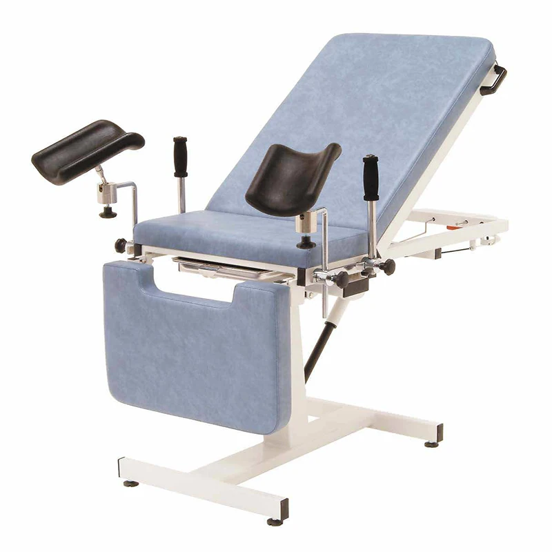 Hot Sell Examination stainless steel adjustable medical gynecology examination bed
