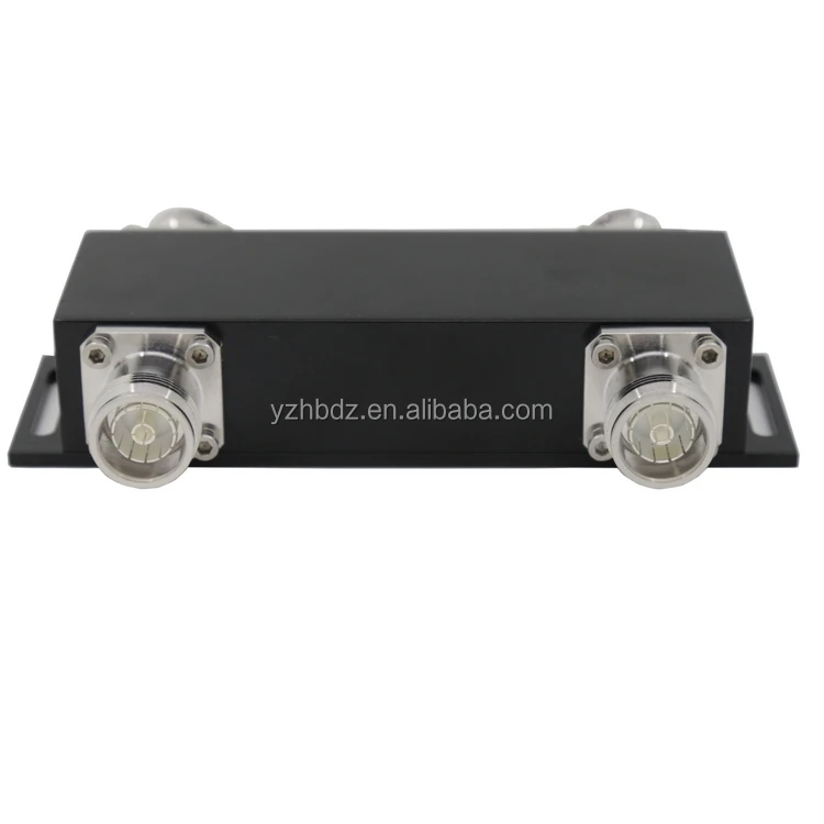 
Hongbo 4.3-10 Female Connectors RF Hybrid Combiner 3dB 698-2700MHz 2 in 2 out Hybrid Coupler Combiner 