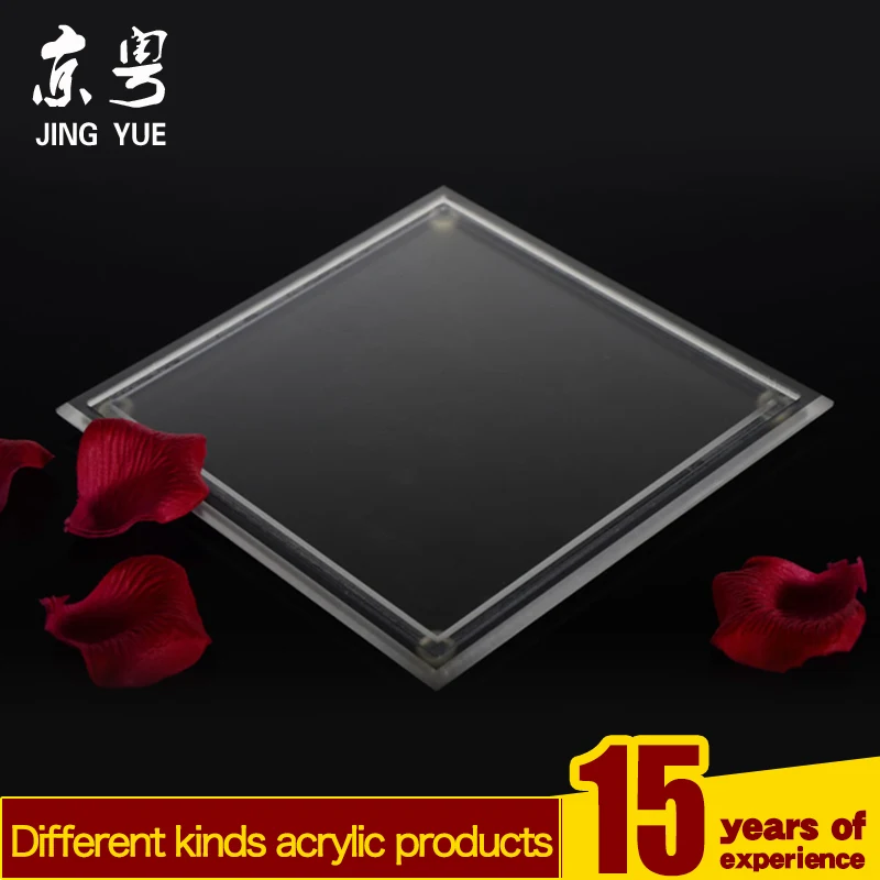 Custom jewelry store clear transparent pyramid shape pmma plexiglass jewelry ring display box case acrylic clear pyramid box