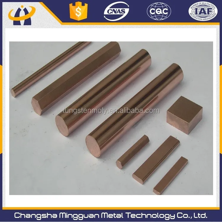 WCu 70/30 alloy tungsten copper alloy rod