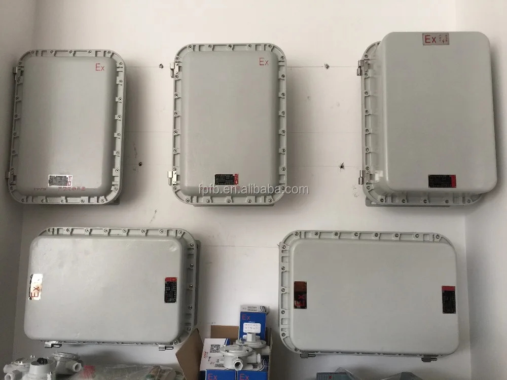 IECEX proved IIB IIC Exd Exe IP65 Explosion-proof aluminium alloy enclosure Ex junction boxes