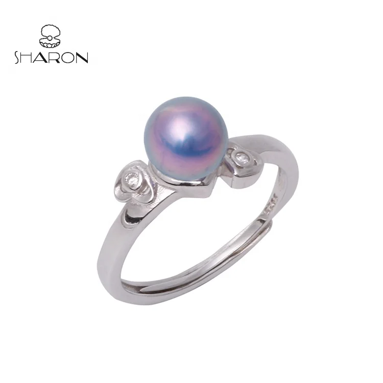 
2019 September Hong Kong Jewelry Show Gemstone Pearl Ring Designs For Lady 