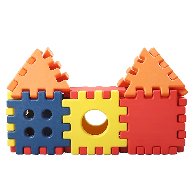 
Safe Baby Informative Toy Building Block Big Waffle Block High Tech carpet foam pads for kids 