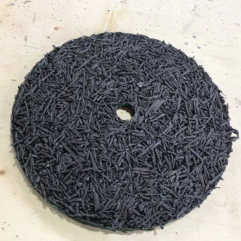 30cm brown rubber mulch tree ring