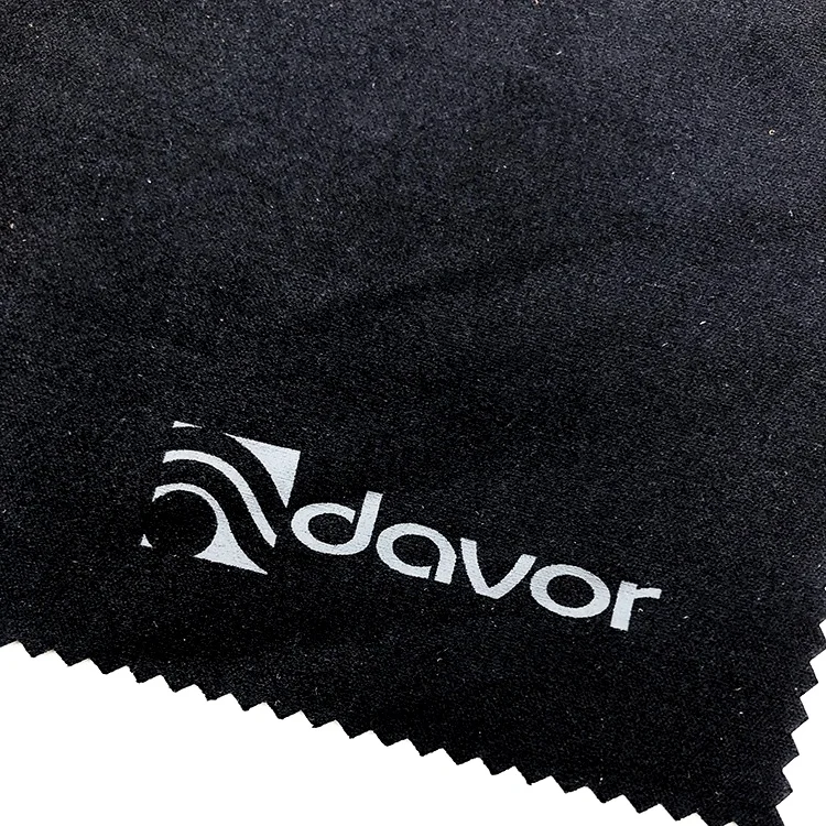 Недорогая салфетка из микрофибры для протирания очков с пользовательским логотипом