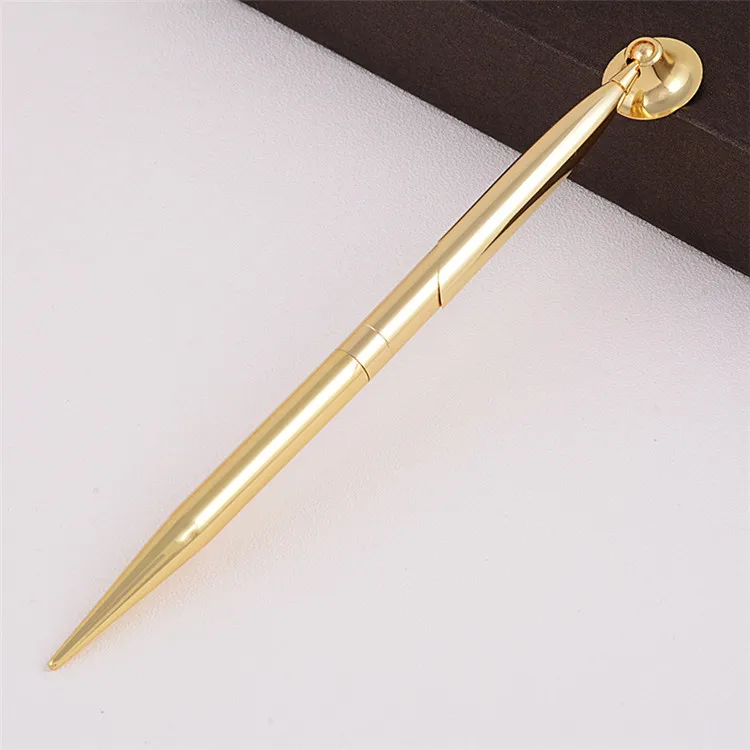 Metal table desk stand pens special magnetic floating ball pen with custom logo