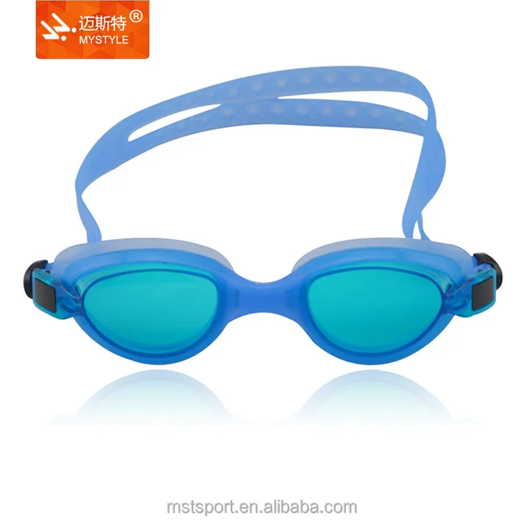 Competition prescription optical swim goggles for adults
