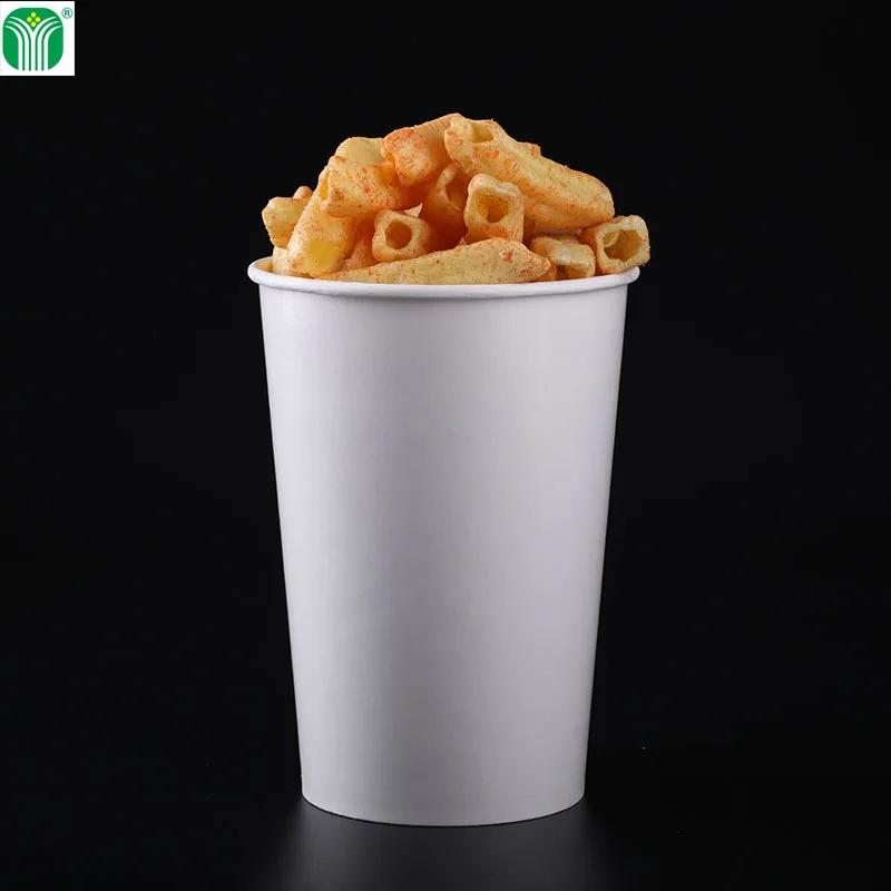 custom logo printed 32oz paper popcorn cup