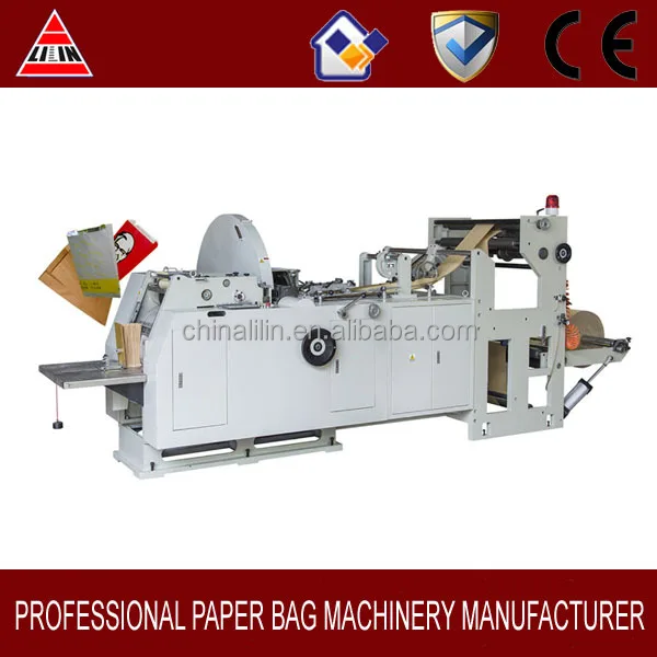 Ruian Lilin Machinery recycled brown kraft paper bag making machine