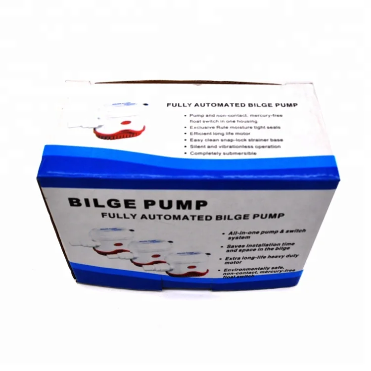 Морской Автоматический погружной водяной насос глубоководного потока 500/700/1100 Гал/ч 12 В/24 В постоянного тока