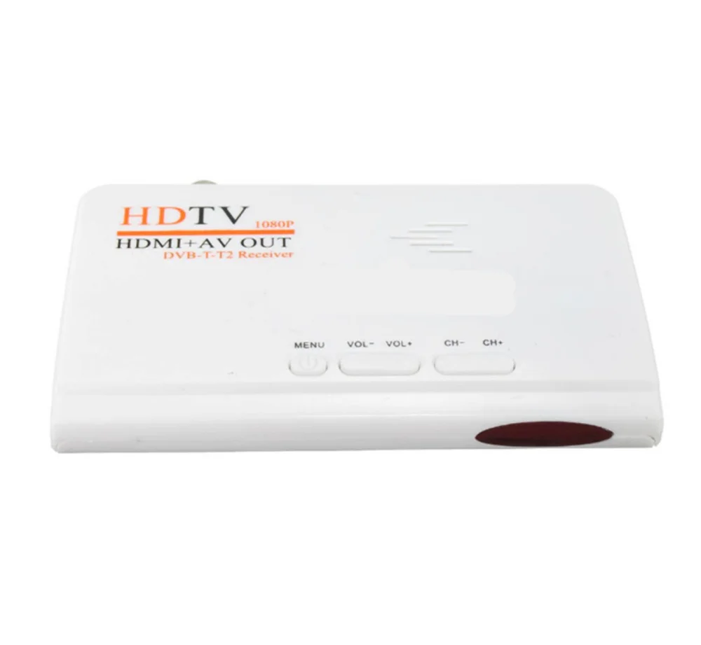 1080P DVB-T/DVB-T2 TV tuner Receiver DVB T/T2 HDTV box AV CVBS Satellite TV Receiver for pc LCD/CRT monitors DVBT2