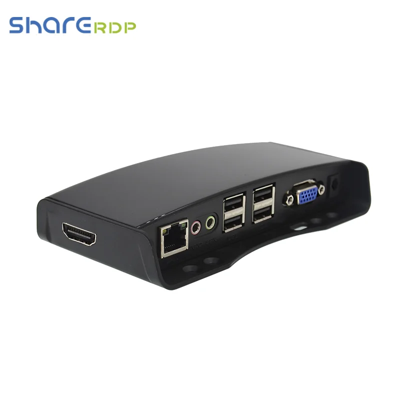 Cheap Thin Client FL120 A20 Dual Core 1.2GHz 4GB Flash Linux Wins10 Mini Thin Client PC For Multiple Users